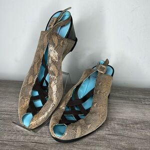 Thierry Rabotin Snake sling looks Slingback Shoes